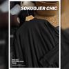 Camiseta de Base de Veludo Alemão de Alta Qualidade para Homens no Outono e Inverno, Gola Alta com Camiseta Solta de Manga Comprida Tamanho Grande Escovada, Roupa Térmica Espessa