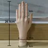 Molde de Mano Modelo para Práctica de Uñas, Modelo de Dedo Falso, Soporte de Exhibición de Puntas de Uña, Mano Modelo Tridimensional Flexible