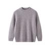 Suéter de cachemira grueso para niños, nuevo jersey de cuello alto de color liso, jersey básico sencillo para niños y niñas, otoño e invierno.