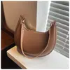 Bolsa de Hombro de Moda Nueva Verano 2025 Bolso Sencillo de Media Luna Bolso para Viajar Bolso de Personalidad Francesa Bajo el Brazo para Mujer