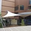 Entrada de shopping center estrutura de membrana toldo de sol cobertura de membrana tensionada transparente corredor toldo de sol instalação mensurável