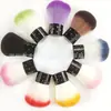 Brocha para polvos sueltos para uñas, brocha de maquillaje, herramienta de belleza, brocha para rubor, brocha para polvos sueltos de color punteado, brocha suave para uñas, brocha pequeña para la cintura