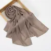 Nuevo Pañuelo de Gasa con Perlas Blancas Transfronterizo, Bufanda Larga para Mujer Estilo Minoría Étnica, Chal Exterior, Pañuelo de Cabeza Malayo