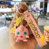 Llavero de Anime de Pokémon Caja Sorpresa Colgante para Mochila Cadena Pikachu Psyduck Regalo Colgante de Dibujos Animados
