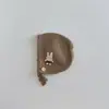Gorro Coreano para Bebé Qiunan Otoño e Invierno Marca de Letra Gorro de Punto para Bebé Capucha Fina Protectora para Orejas de Bebé