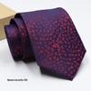 Homens de negócios casuais desgaste de negócios moda gravata fio de poliéster seta jacquard gravata local atacado