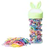 Gomas de pelo infantiles de colores, engrosadas, fuerte elasticidad, no se rompen, gomas de pelo desechables para atar el pelo, accesorios para el pelo de niña pequeña