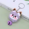 Colgante de Peluche con Campana Lindo de Moda Llavero Gato de la Suerte Colgante de Muñeca Gato para Mochila Regalo