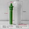 Jiahui Mei Molde de Silicona para Vela de Papá Noel DIY Vela de Aromaterapia Navideña Decoración Herramienta de Pulido