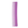 Peine para el cabello de estilista, peine para el cabello de barbería, peine plano para el cabello, peine para el hogar para adultos, peine ondulado de dientes anchos, peine de plástico, peine para el cabello