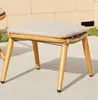 Cadeira de Rattan para Varanda Externa Encosto de Cadeira Cadeira Individual Sofá Cadeira Cadeira de Lazer para Casa Mesa e Cadeira de Rattan Modernas Simples Cadeira Sofá
