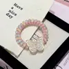 Cordón para Teléfono de Mariposa con Color Degradado, Cuerda para el Cabello, Corazón Femenino, Cuerda para el Cabello Linda y de Alta Gama que No Daña el Cabello, Goma Elástica de Alta Elasticidad
