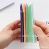 Perforadora de tarjetas de índice americanas para notas, libro de memoria de palabras con anillas para hojas sueltas, tarjetas de índice de 3 x 5 pulgadas, libro con líneas horizontales