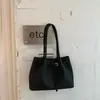 Bolso de Hombro Único para el Otoño 2026 Estilo Coreano, Bolso Cesta de Mano de Nicho para Mujer, Bolso Tote de Gran Capacidad para el Día a Día