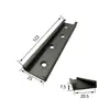 Insertos y Accesorios de Ruedas Colgantes para Puerta de Cocina, Ruedas Colgantes de Madera para Puerta de Baño, Piezas Colgantes de Acero Inoxidable para Puertas Correderas Enchufables
