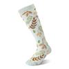 Calcetines de Compresión Deportivos Transfronterizos, Calcetines Deportivos para Exteriores Estilo Floral, Calcetines Altos, Calcetines Elásticos, Calcetines para Pantorrilla, Diseño Antibacteriano y Antideslizante