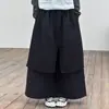 Conjunto de Otoño para Niña 2026 Nuevo Estilo Coreano de Dos Piezas Tejidas: Top y Culottes de Pierna Ancha para Niños