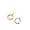 Venta caliente transfronteriza Collar de circón de perlas europeo y americano para mujer acero de titanio que no se desvanece moda simple nicho collar fábrica venta al por mayor