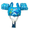 Colete salva-vidas infantil personalizado com braçadeiras aquáticas, boias de braço não infláveis, colete salva-vidas, equipamento para natação para iniciantes, alta flutuabilidade