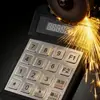 Teclado Metálico con Instrucciones Rs232 Plataforma Industrial Automatización Interfaz Humano-Máquina Teclado Numérico Programable Externo
