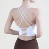 Ropa Nueva de Yoga Europea y Americana Sujetador Deportivo para Mujer Running Chaleco Sexy Sujetador de Espalda Cruzada Top de Ropa Fitness