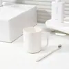 Vaso para Enjuague Bucal con Base, Estilo Nórdico Ins, Vaso Sencillo y Lujoso para Cepillo de Dientes de Pareja, Vaso Portacepillos