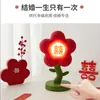 Linterna de Flores lámpara de boda lámpara de habitación de bodas lámpara de noche para la Novia lámpara de dote de boda regalo de boda Lámpara de Boda Roja