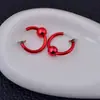 Venta Caliente Color Primavera Clip para Oreja Perforación Falsa con Perlas Pendientes Piercing de Oreja Anillo de Nariz Joyería Accesorios