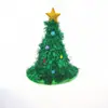 [Personalización de Pedido Pequeño] Nuevo Sombrero de Navidad Tiras de Cebolleta Pose Rauwolfia Verde Mágica Lana Sombrero de Navidad