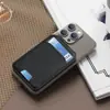 Adecuado para soporte de teléfono iPhone, tarjetero, función de plegado magnético Magsafe, tarjetero magnético, tarjetero de identificación