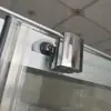 Produção Atacadista do Fabricante de Trilho Deslizante Ultra Silencioso com Polia Dupla, Divisórias de Banheiro Push-Pull para Separação de Áreas Secas e Úmidas, Vidro para Banheiro