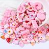 Accesorios de resina, simulación de comida, crema, accesorios de plástico, accesorios de bricolaje japoneses, pequeños accesorios de bricolaje hechos a mano, bolsa de juego de comida