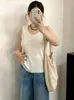 Ropa exterior y camisola interior para mujer de talla grande, top de punto versátil para mujer, estilo verano 2026, camiseta básica para señoras de talla grande