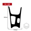 Adecuado para BMW X3 F25 F26 11-17 juego completo de interruptor de logo de volante interior de fibra de carbono negro piano