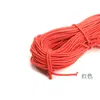 Cuerda elástica de látex multifilamento personalizada, de 0,8 a 2,5 mm, en blanco y negro, colorida y de alta elasticidad, accesorios de ropa.