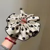 Goma para el pelo con volantes de encaje estilo coreano para mujer, Cuerda para coleta de alta gama, Cuerda para el pelo grande, Accesorio para el pelo de moda