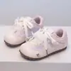 Tenis para Niñas Suela Suave Otoño Moño Estilo Princesa Zapatos Casuales Malla Transpirable Infantil Zapatos Forrest Gump 6-12 Años