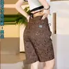 Pantalones Cortos de Cinco Puntos de Seda de Hielo Jacquard para Hombre, Verano Ligeros Estilo Nacional Completamente Florales para Playa Casual Frescos para Hombre