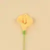 Tejido de punto de cruz simulación flor tejida a mano Lirio de Calas tejido ganchillo hilo flor Regalo para el Día de San Valentín Día del Maestro
