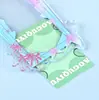 Marco de fotos acrílico personalizado con tarjetas insertables de 3 pulgadas Tarjetas pequeñas hechas a medida con atracción magnética, Decoración de escritorio DIY con fotos instantáneas