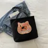 Estilo coreano gato fofo casual moda grande capacidade bolsa feminina multiuso moda nova bolsa de ombro