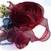 5,5cm Fio Rabo de Peixe Fio Organza Trançado Fita Flor para Sapato Flor para Roupa Laço Acessórios