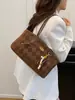 Bolso de Axila Vintage de Nicho Transfronterizo 2026 para Mujer, Bolso de Mano Sencillo de Hombro Único Esmerilado, Bolso Tote