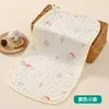 Toalha de Saliva de Gaze de Seis Camadas para Bebês, Classe A, Macia e Absorvente, Toalha Facial e de Banho para Recém-Nascidos, Toalha Quadrada de Gaze de Algodão Bambu