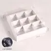 Caja de Empaque para Hot Pot para Llevar de Nueve Compartimentos Caja para Postre Pastel de Papel Kraft Caja de Empaque Caja de Papel para Pasteles de Nieve Postre