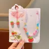 Caja de regalo de joyería para niños, juego de joyas para el cabello de niña pequeña, regalo de cumpleaños, collar de princesa, pendientes, caja portátil al por mayor