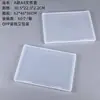 Caixa Plástica Transparente para Armazenamento de Caixa Plana Transfronteiriça Caixa de Armazenamento para Pincéis de Quebra-Cabeça Caixa de Colação de Documentos e Contas de Mesa Caixa de Embalagem