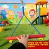 Esportes de Tirolesa Infantil, Tirolesa Aérea, Poste Macaco, Equipamento de Deslizamento, Equipamentos de Puxador Aéreo Externos, Poste de Diversão Não Motorizado