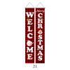 Pareados Nuevos de Navidad Transfronterizos Decoración de Fiesta Navideña Banderines Colgantes Banners Personalización de Fábrica Cortinas Navideñas para Puerta de Amazon