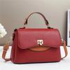 Bolsa de Mujer Transfronteriza de Gran Capacidad Estilo Occidental de un Hombro Cruzada Todo Fósforo Famosa en Internet Cuadros Simples Primavera y Verano 2024